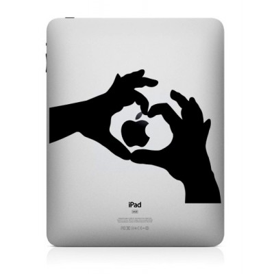 Love Apple (3) iPad Sticker